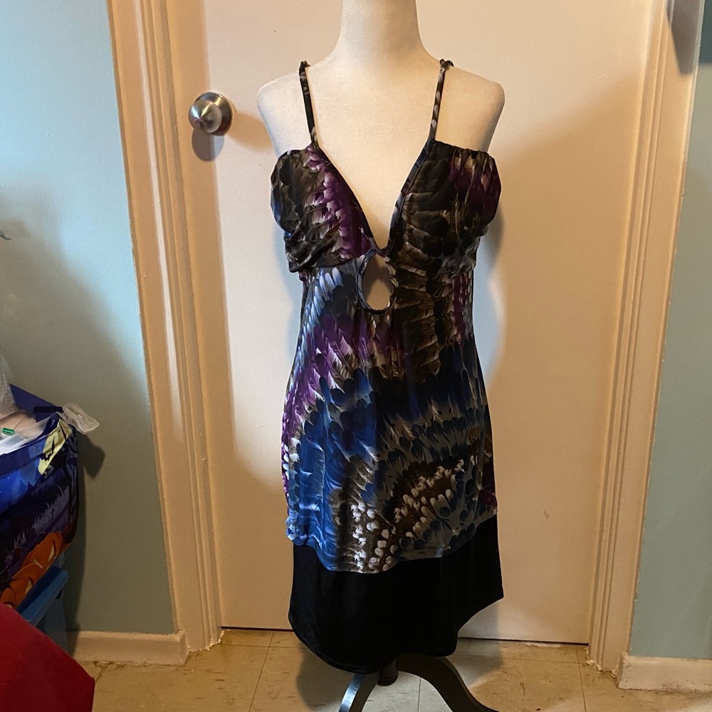 MULTI-COLOR SEXY DRESS